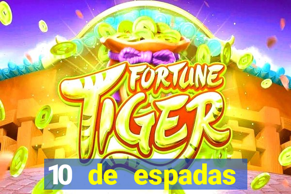 10 de espadas tarot amor